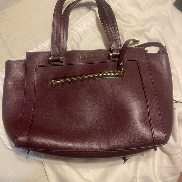 Furla Ginevra Medium Leather Satchel Bag - Picture 5 of 7